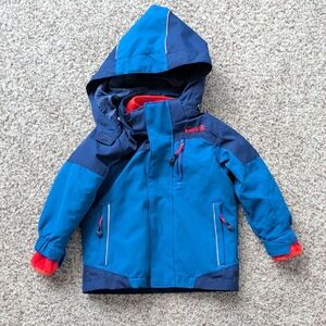 Kamik Two-Tone Blue Jacket with Red Details